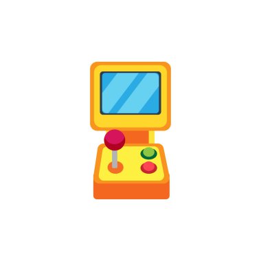 Kumanda kolu ve ekran ile izole edilmiş oyun salonu