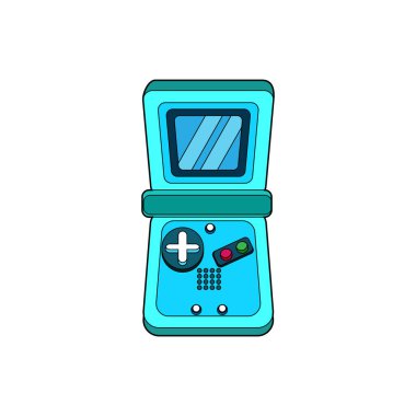 Kumanda kolu ve ekran ile izole edilmiş oyun salonu