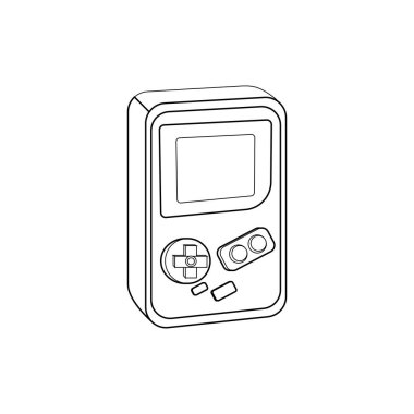 Kumanda kolu ve ekran ile izole edilmiş oyun salonu