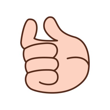 İzole edilmiş el işaret dili yapıyor.