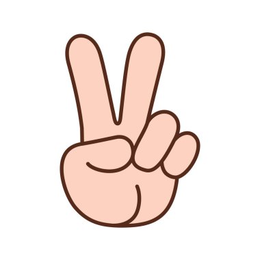 İzole edilmiş el işaret dili yapıyor.