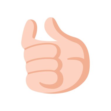 İzole edilmiş el işaret dili yapıyor.