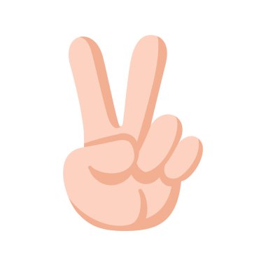 İzole edilmiş el işaret dili yapıyor.