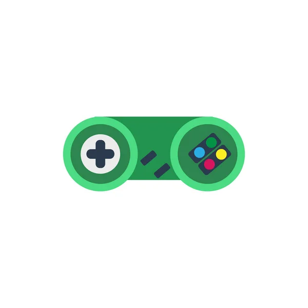 Düğmeleri olan izole edilmiş renkli joystick simgesi — Stok Vektör