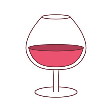 İzole edilmiş tropik kokteyl ikonu, başka bir şey değil.