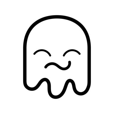 İzole edilmiş video oyunu hayalet simgesi