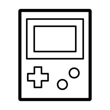 Düğmeleri ve ekranı olan izole bir joystick.