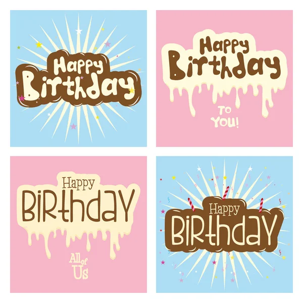 Happy birthday — Stock Vector