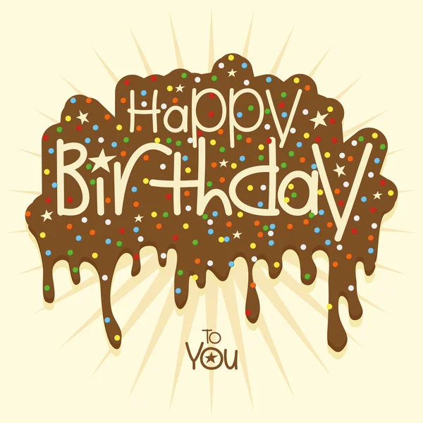 Happy birthday — Stock Vector