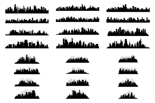 都市の景観セット — ストックベクタ