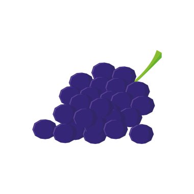 beyaz zemin üzerinde yüz ifadeleri ile meyve kümesi