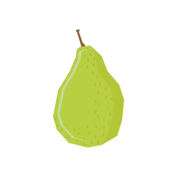 Un ensemble de fruits avec des expressions faciales sur fond blanc — Image vectorielle