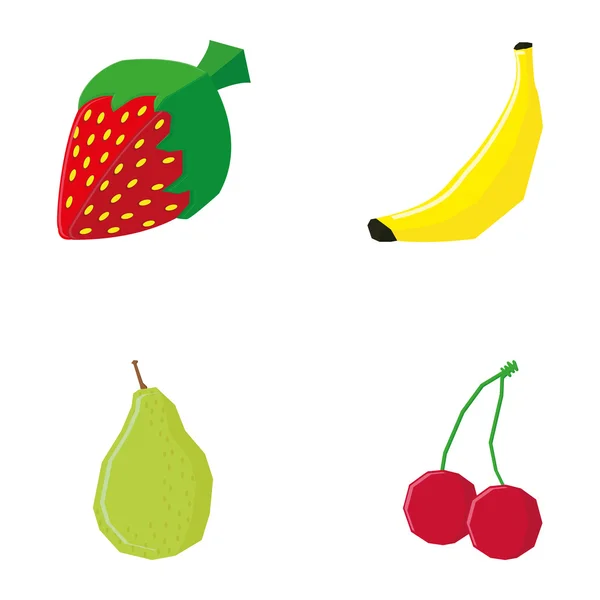 Frutas — Archivo Imágenes Vectoriales