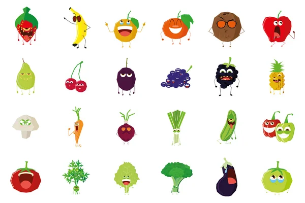 Fruits et légumes — Image vectorielle