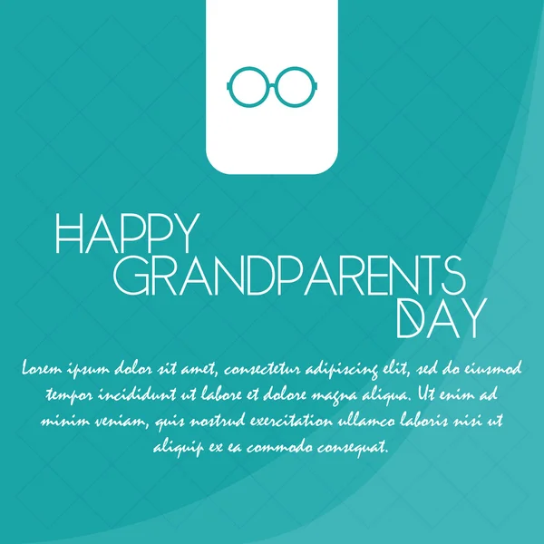 Grandparents' day — Stock Vector