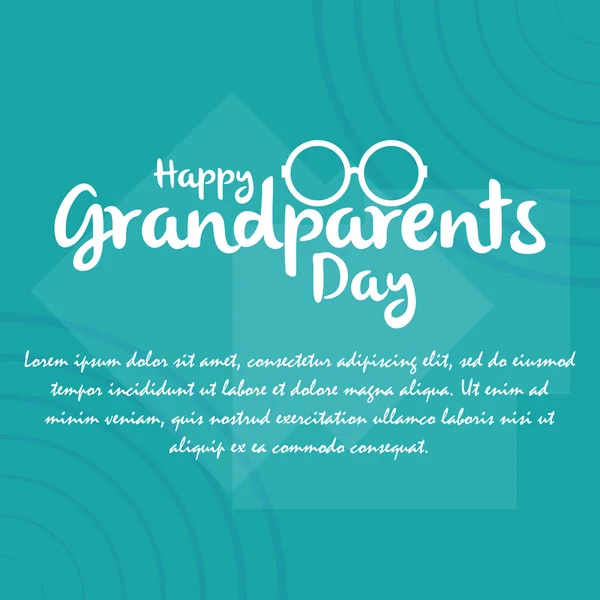 Grandparents' day — Stock Vector