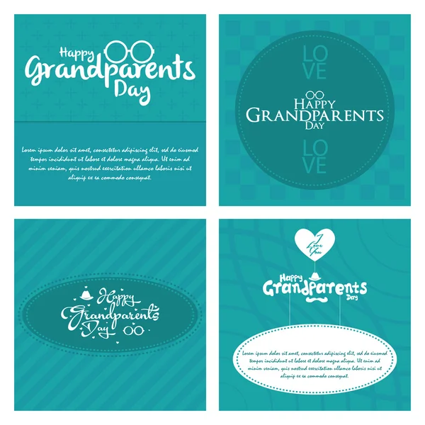 Grandparents' day — Stock Vector