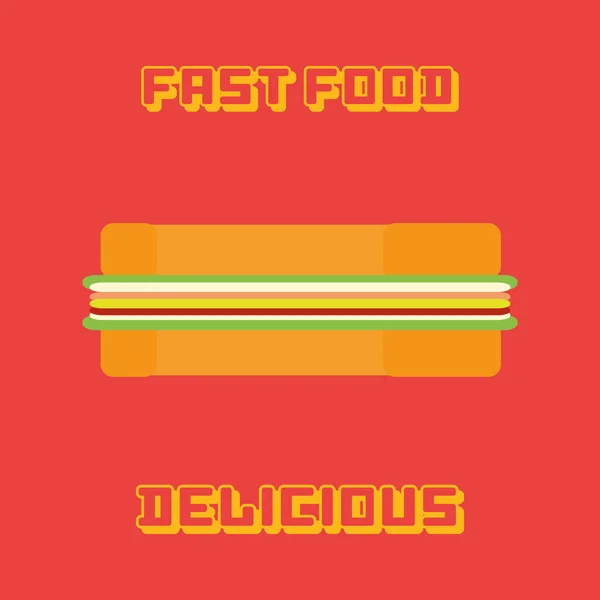 Fast food — Wektor stockowy