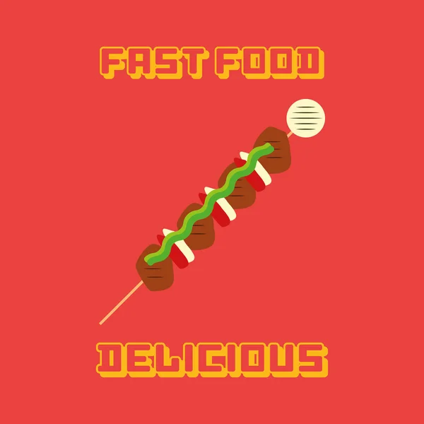 Fast food — Wektor stockowy