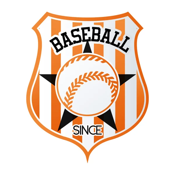 Emblema deportivo — Archivo Imágenes Vectoriales