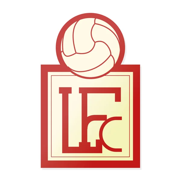 Emblema deportivo — Archivo Imágenes Vectoriales
