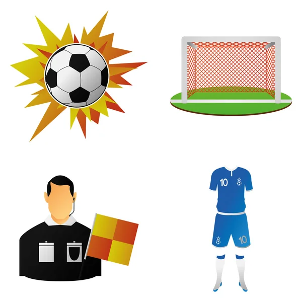 Fútbol — Archivo Imágenes Vectoriales