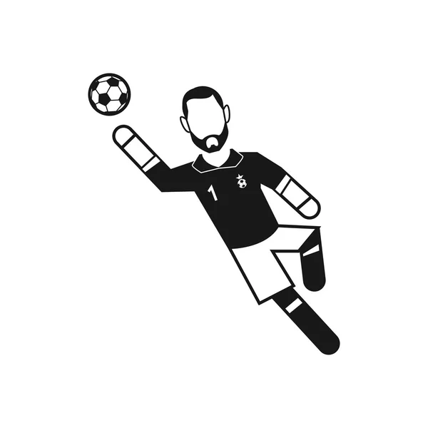 Fußball — Stockvektor