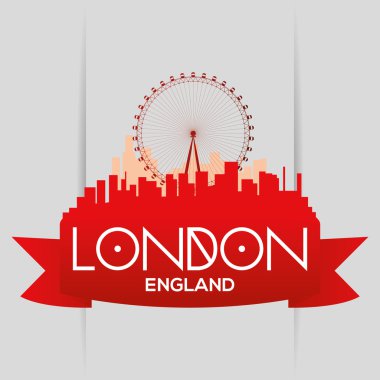 londra gözükırmızı siluet