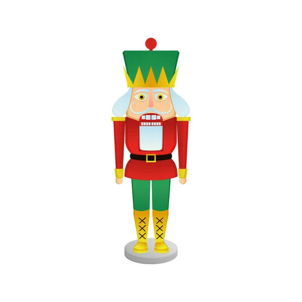 Nutcracker soldier — Stock Vector