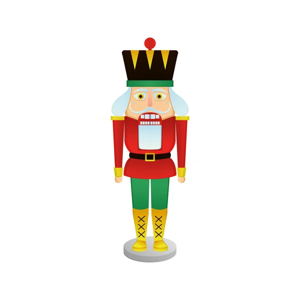 Nutcracker soldier — Stock Vector