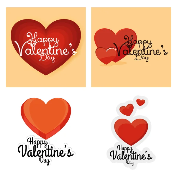 Fijne Valentijnsdag. — Stockvector