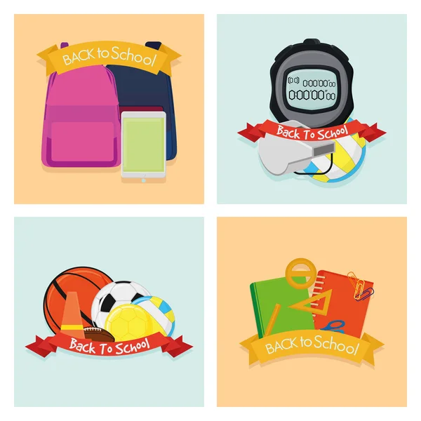 Back to school — Stock Vector