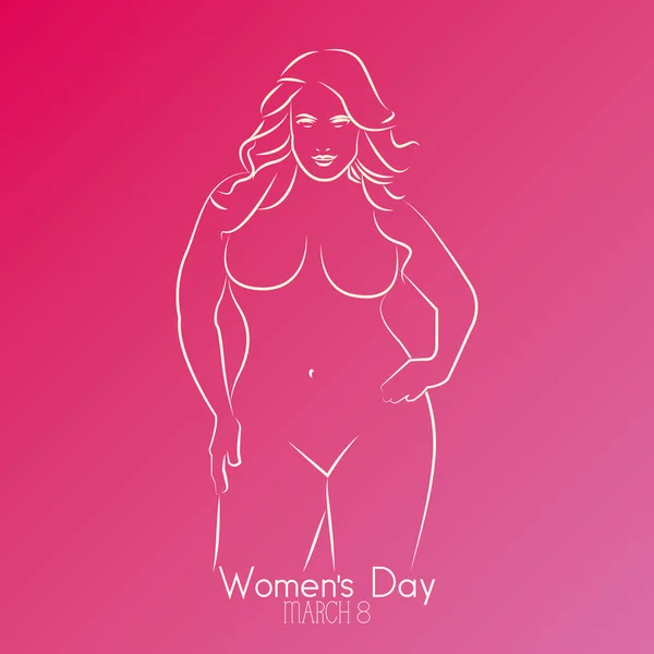 Día de la mujer — Vector de stock