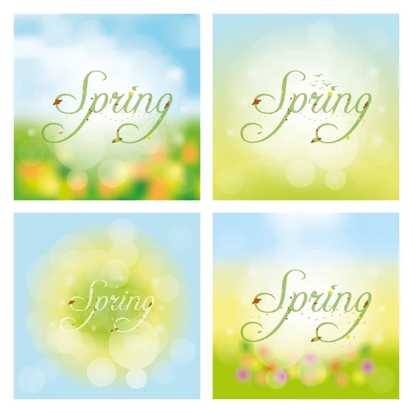 Spring — Stock Vector