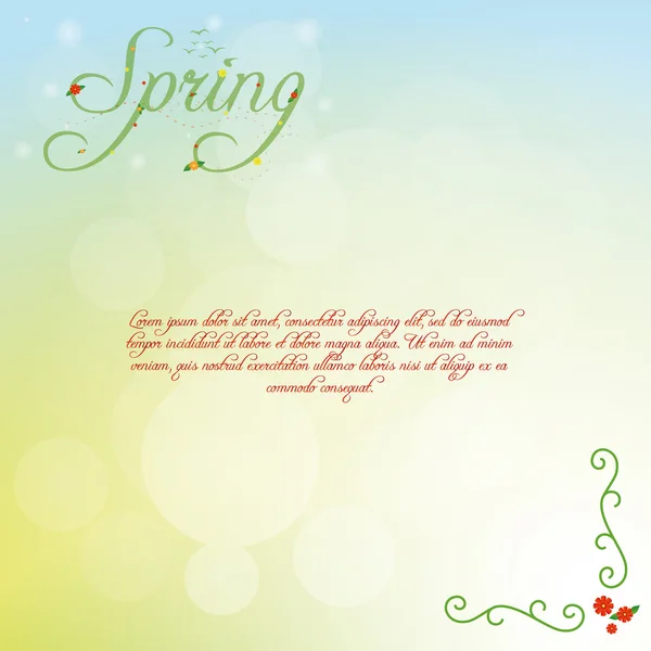 Весна — стоковый вектор