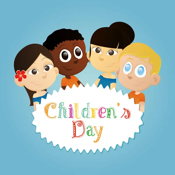 Journée de l'enfant — Image vectorielle