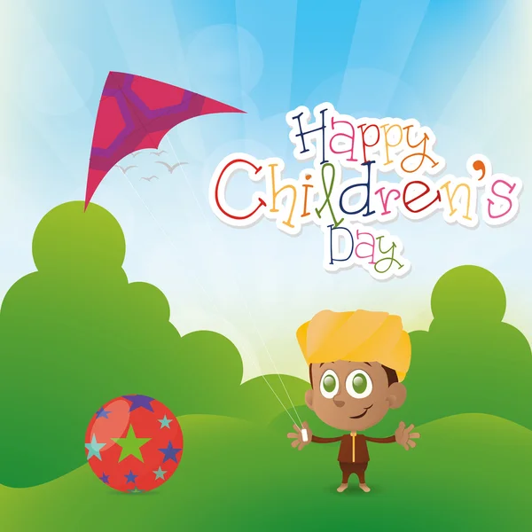 Šťastný dětský den — Stockový vektor