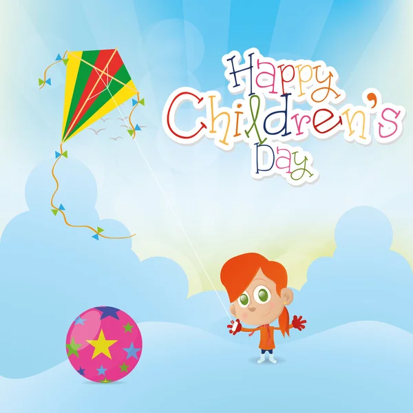 Happy children's day — Stock Vector