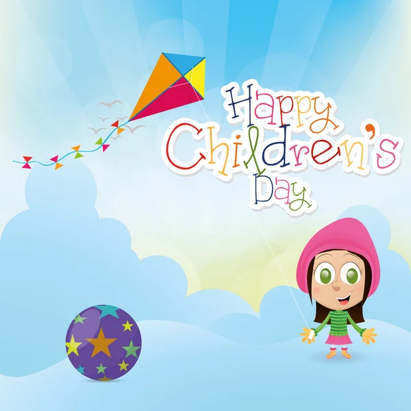 Happy children 's day — стоковый вектор