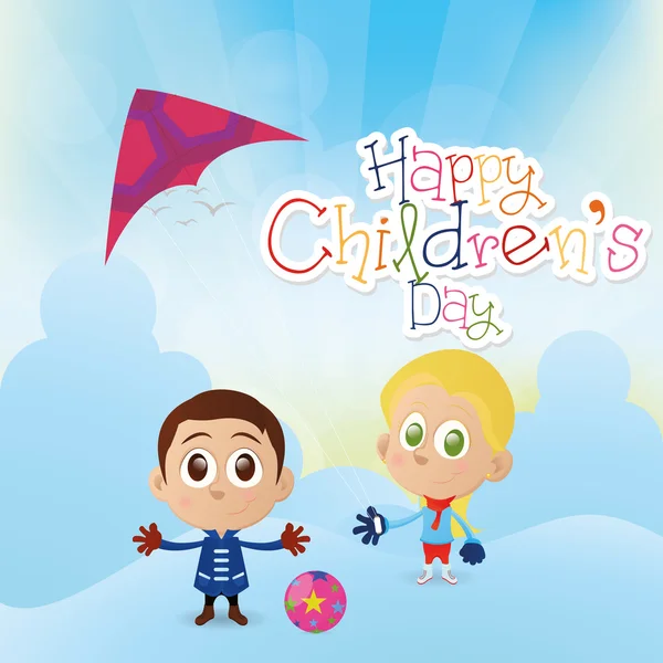 Happy children 's day — стоковый вектор