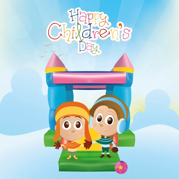 Happy children's day — Stock Vector