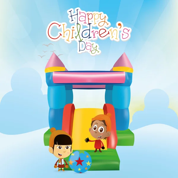 Happy children's day — Stock Vector