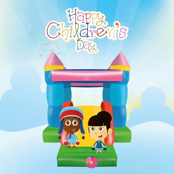 Happy children's day — Stock Vector