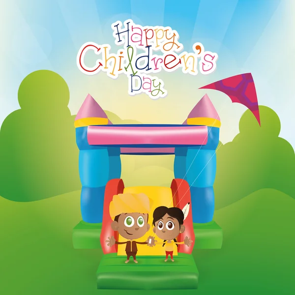 Happy children's day — Stock Vector