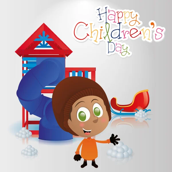 Happy children's day — Stock Vector