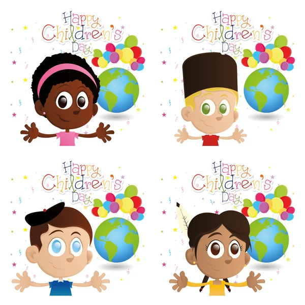 Happy children's day — Stock Vector