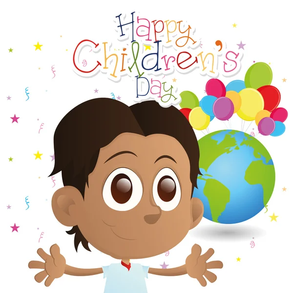 Happy children's day — Stock Vector