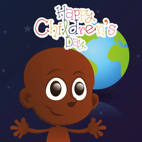 Happy children's day — Stock Vector