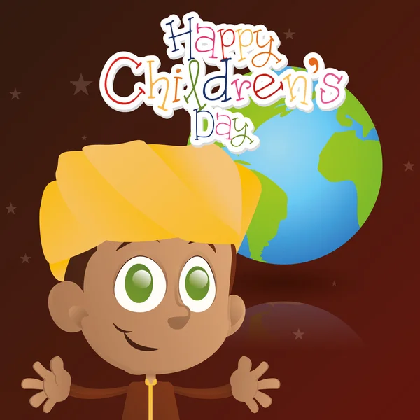 Happy children's day — Stock Vector