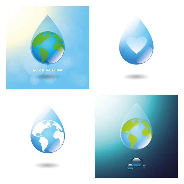 Wereld water dag — Stockvector